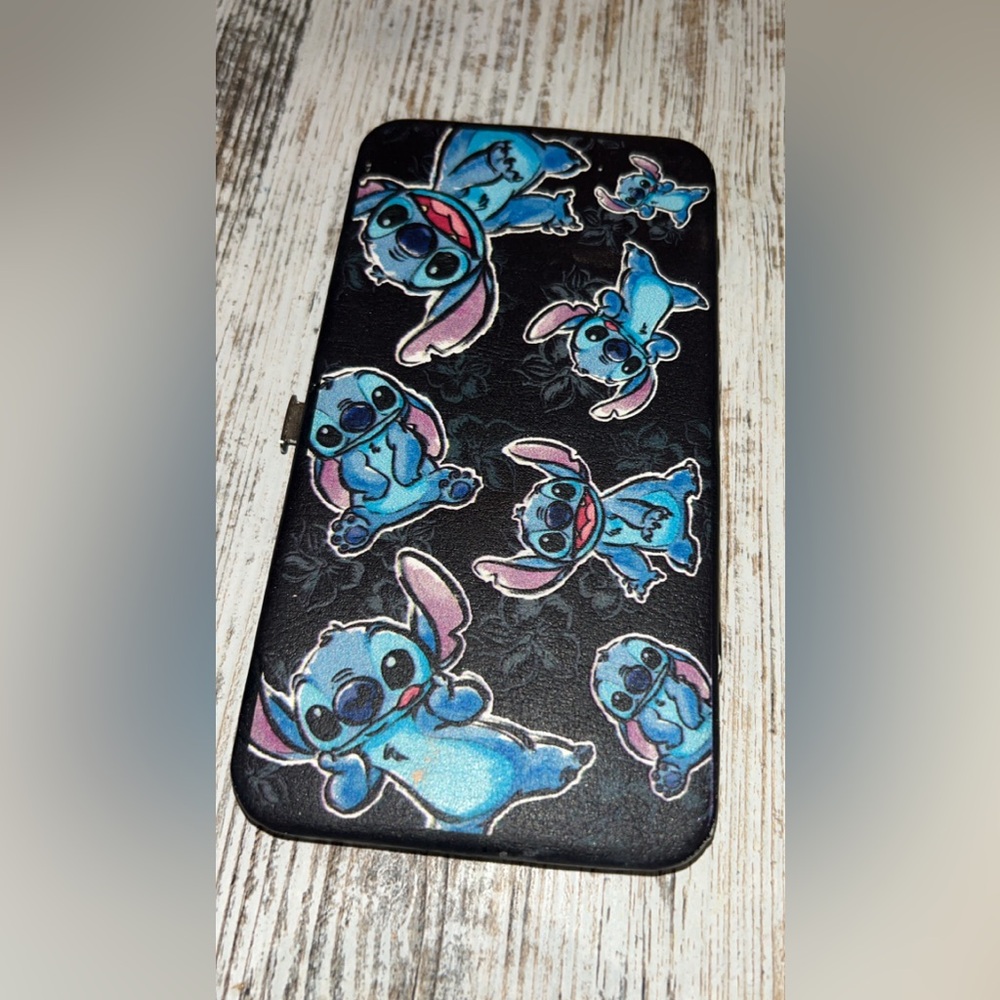 Stitch wallet with zipper pocket #liloandstitch #disney